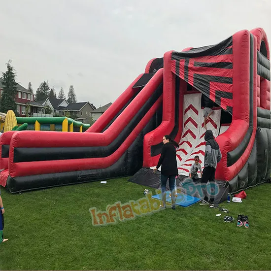 Inflatable Warped Ninja Wall Games