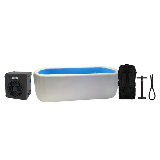 2 Person Double-Wall Fabric Inflatable Tubs Cold Therapy Portable Ice Bath Tub Recovery