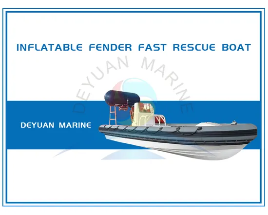 Fiberglass Reinforced Plastic Expansion Fender Rigid Fast Rescue Boat