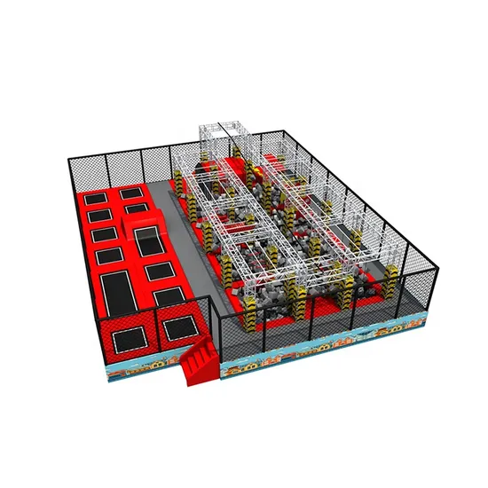 Durable Safe Children Jumping Indoor Square Bounce Trampoline Park