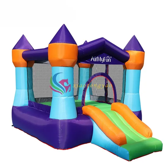 Wholesale Commercial Nylon Bounce Houses Kids Bouncy Castle Outdoor Amusement Equipment for Baby