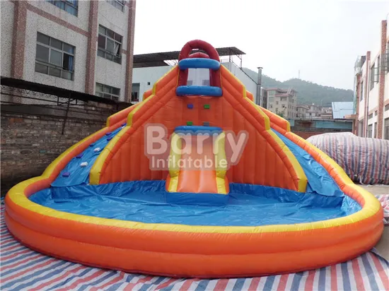 PVC Wholesale Popular Style Outdoor Inflatable Water Slide for Kids and Adult with Pool