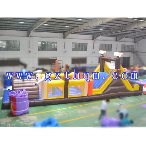 Giant Inflatable Obstacle Course, Customize Climbing Park for Children, Commercial Rent Inflatable Obstacle Course Game