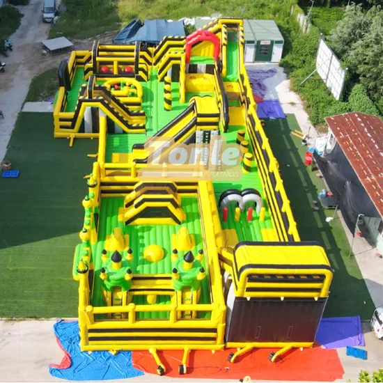 Custom Outdoor Games Commercial Obstacle Course Inflatable Theme Park Games for Party Rental