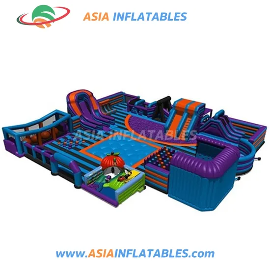 Mushroom Inflatable Indoor Theme Park with Slide Combo