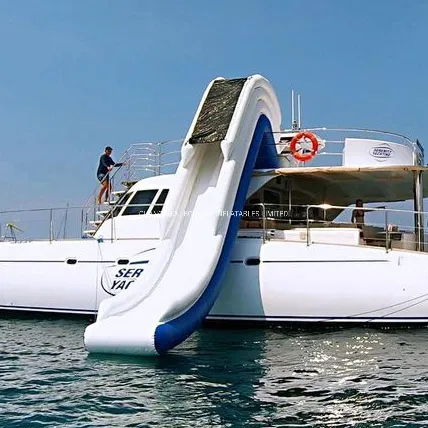 Inflatable Water Slides for Boats Floating Water Dock Slide for Sale
