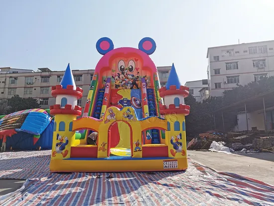 Lilytoys High Dry Slide Inflatable Bouncy Jumping Slide Castle for Sale