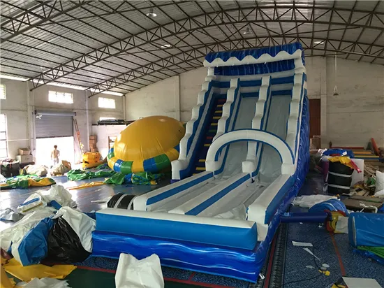 Custom Water Slide Bouncy House Inflatable Bouncer Dry and Water Slide for Kids Party