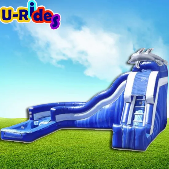 giant inflatables water slide inflatable slide dolphin children and adult