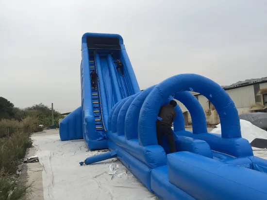 PVC Tarpaulin Giant Inflatable Water Slide for Water Park