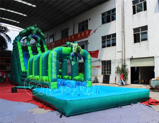 Giant Inflatable Water Slide with Slip N Slide for Rental (CHSL492-2)