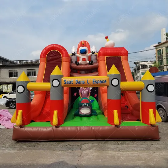 China Suppliers Commercial Space Outdoor Inflatable Bounce House Castle Slide for Party