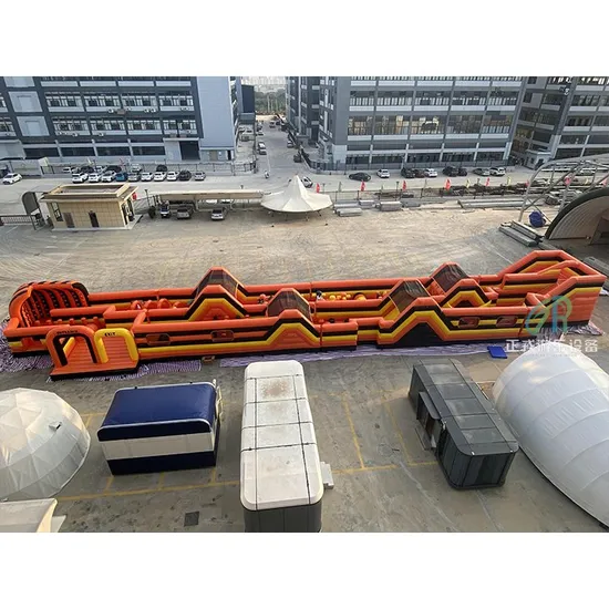 Outdoor Large Land Mobile Inflatable Water Park Inflatable Multi-Sports Water Park for Adults