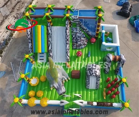 Dinosaur Inflatable Jumping Castle Air Amusement Playground