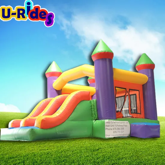 Hot sale house bouncer with slide inflatable For party Rental use or For Kids Homeyard playing Fun