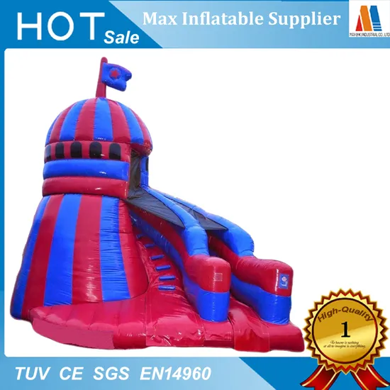 PVC Tarpaulin Inflatable Castle with Rotating Slide