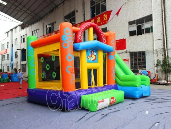 3 in 1 Inflatable Bouncer Combo with Slide Chb531