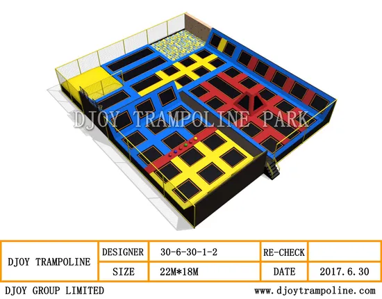 Factory Price Outlet Trampoline Park, Customize Indoor Trampoline Park for Sale