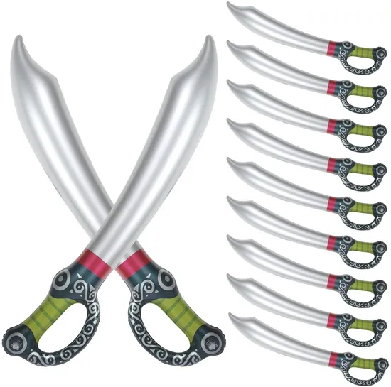 Outdoor Fun Game Playing Weapon for Kids PVC Inflatable Pirate Sword and Shield Toy