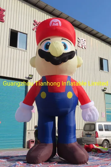 6m 20FT Mario Cartoon Giant Inflatable Mario