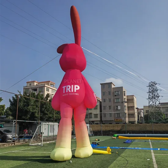 Colorful Inflatable Rabbit Cartoon for Event Decoration
