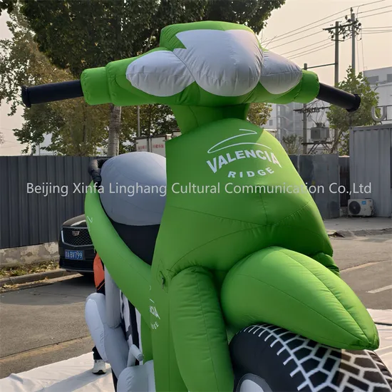 Creative Advertising Customized Inflatable Cartoon Motorcycle
