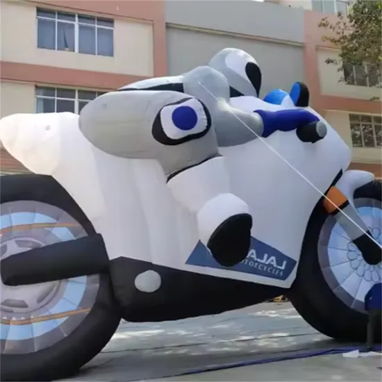 Fun Inflatable Cartoon Motorcycle for Kids Birthday Celebrations