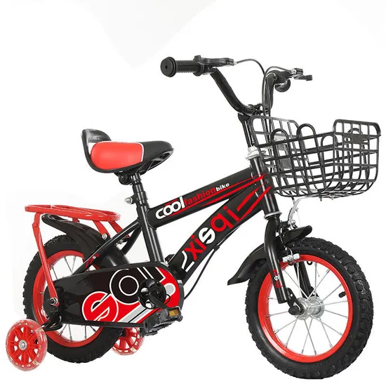 2024 Wholesale 12 Inch High Carbon Steel Frame Beautiful Kids Bike