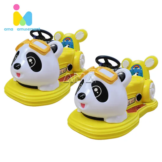 Ama Panda Bumper Amusement Equipment Kiddie Ride Amusement Equipment Electric Car
