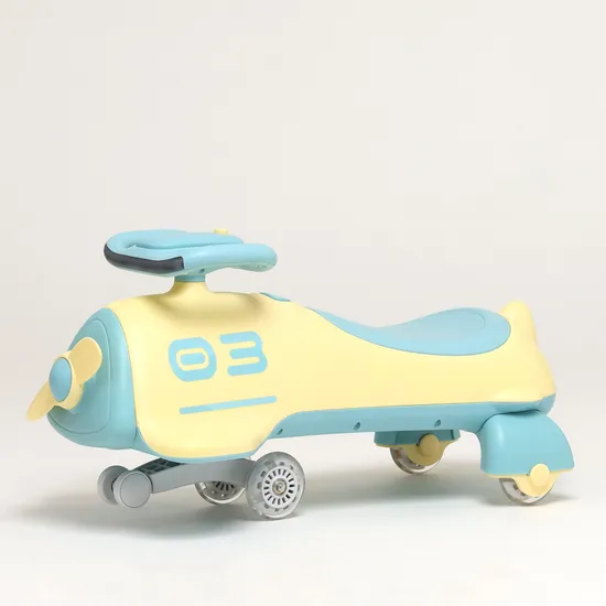 Swing Car with Propeller Zx-8081A with Light Steering Wheel and Body Swing Car with Music and Bluetooth