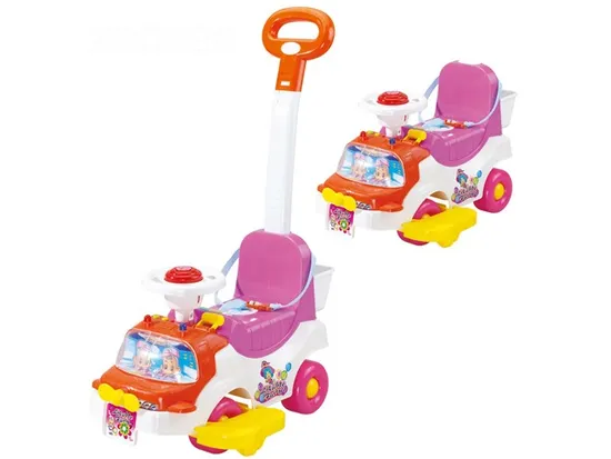 Baby Sliding Car with Handlebar 4 Wheels Slide Outdoor Push Kid Car