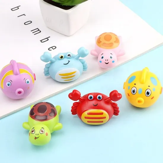 Sea Animal Mini Pull Back Car Promotion Plastic Capsule Toys for Kids