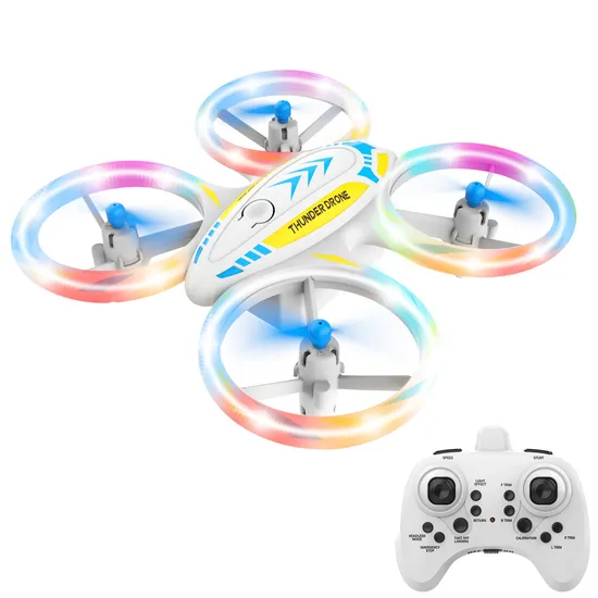 Flytec T21 Mini Toy Drone 2.4G Stunt with Night Light Drone Flying Toys Remote Control Aircraft