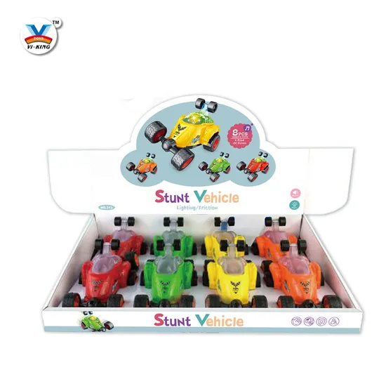 Hotselling Friction Flash Inertia Car for Kids Stunt Car Wholesale Toys