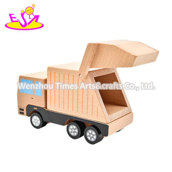 2020 New Design Mini Wooden Dump Truck Toy with Customize W04A465