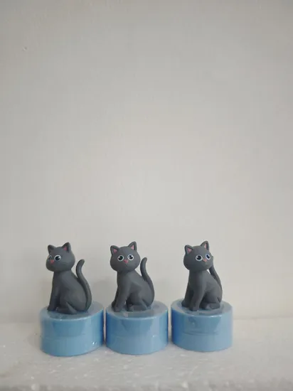 Customized Cute Cartoon Cat Children′s Seal Toy