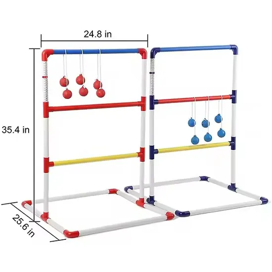 40 X 24 Inches Ladder Toss Outdoor Lawn Game Set with Soft Carrying Case