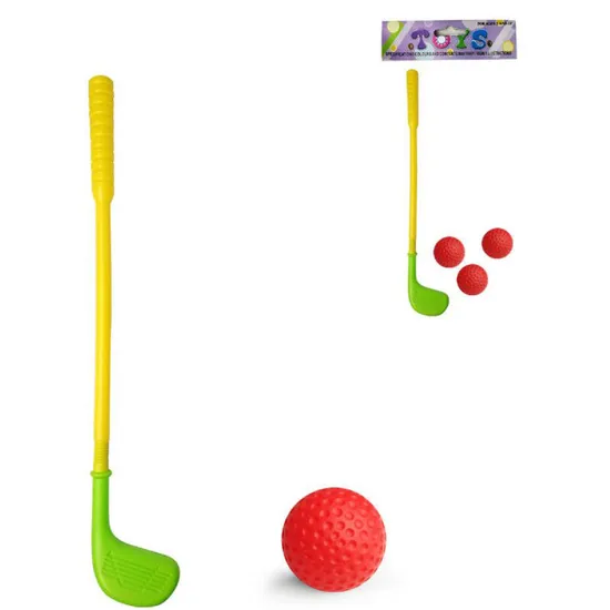 Wholesale Price Kids Golf Club Indoor Outdoor Sport Play Game Plastic Rod Cart Mini Golf Set Toy with Ball