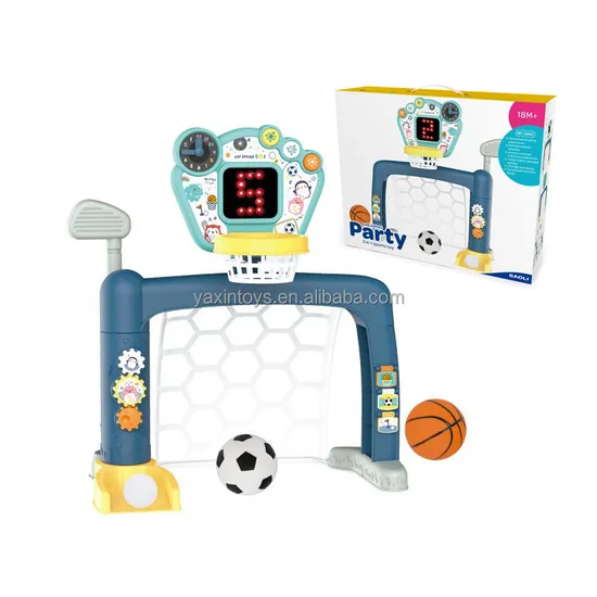 Baoli Children′s Adjustable Basketball Rack Golf Football Toys Mini Toy Basketball Stand Hoop