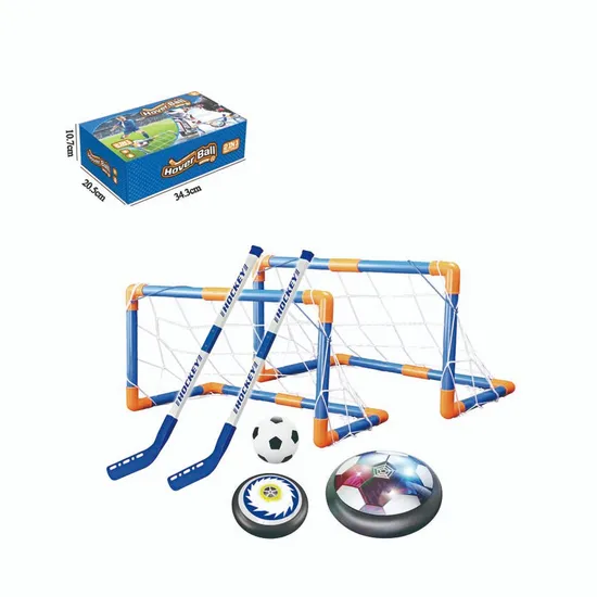 Indoor and Outdoor Sports Toy Hover Hockey Soccer Ball 2 in 1 Hover Ball Toy Hover Soccer Ball Boy Gift Hover Hockey Soccer Set Gift Kid Child Floating Football