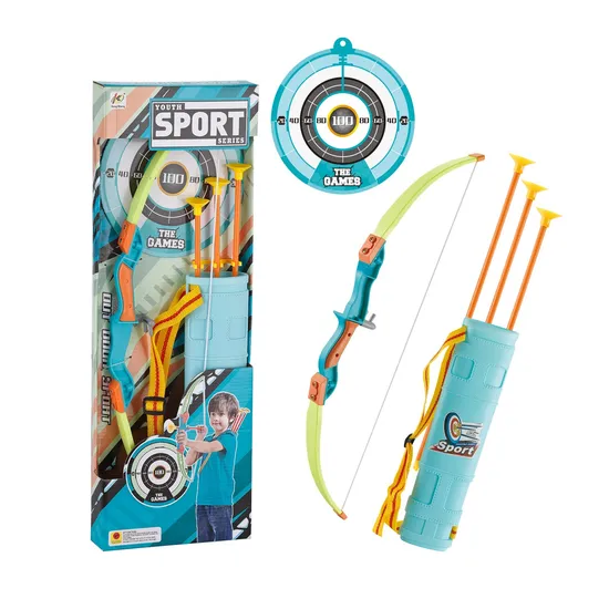 Simulation Children Sport Archery Shoot Game Children Bow Arrow Set Kids Toy