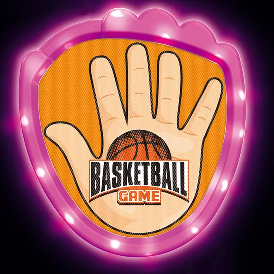 New Design Funny Outdoor Game Kids Light up Basketball Toss and Catch Sport Toy