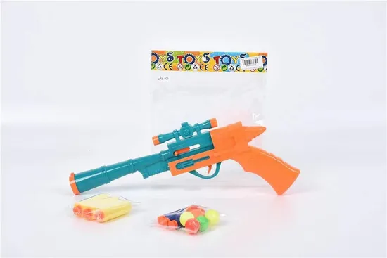 High Quality Popular Kids Summer Best Sport Safe Plastic Water Mini Gun Toy Soft Bullet Gun Beach Shooting Game