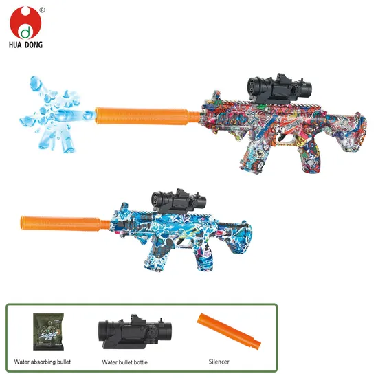 New Product Shooting Toy Outdoor Blaster Toy Kids Gel Gun Plastic Gel Blaster Pistol Long-Range Water Bullet Gun Rechargeable Gel Ball Electric Gun Toy