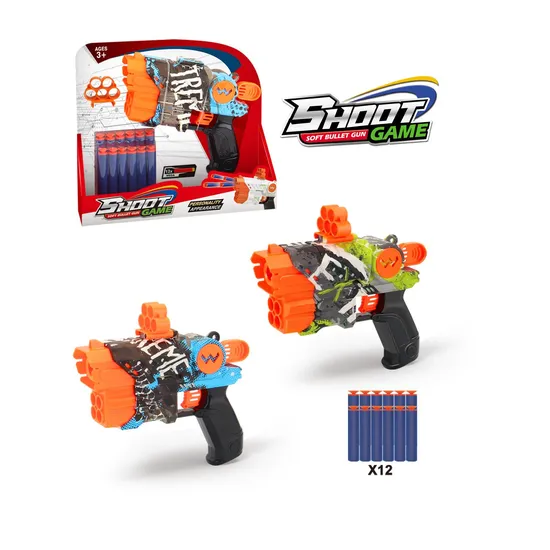 Gel Ball Blaster Gun Soft Bullet Shooting Gun Dart Foam Pistol EVA Flexible Airsoft Guns