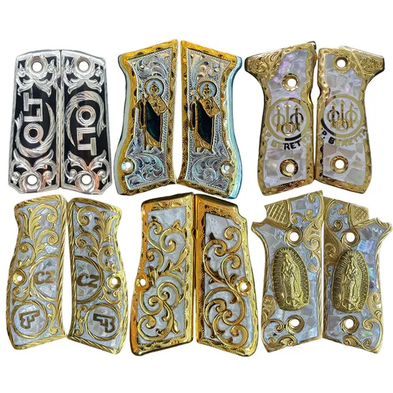 Toy Gun Accessories Cachas Grip for 1911 CZ75 Shadow Berettas 92 92fs Tauruses PT92 Jerichos 941