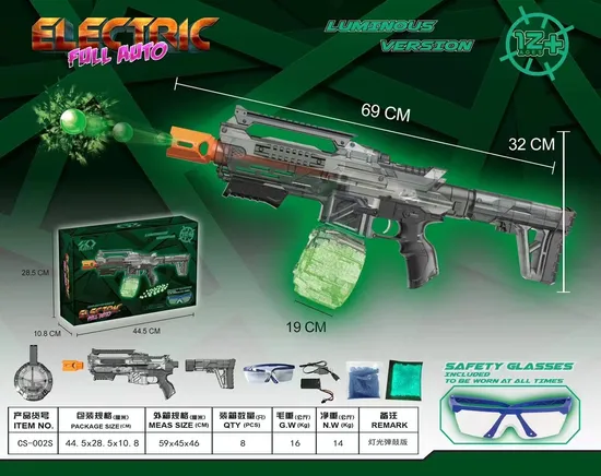 Fast Delivery Nylon Summer Shooting Kid Luminous Gel Beads Water Gun