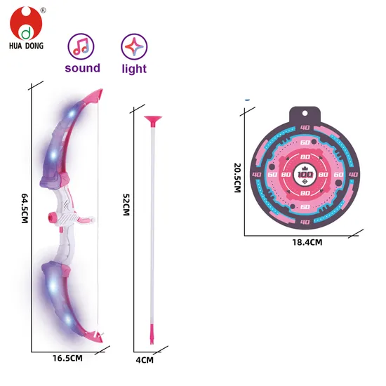 New Product Direct Wholesale Kids′ Archery Toy Suction Cup Arrows Plastic Construction Bow and Arrow Set Lightweight Archery Toy Easy-to-Use Bow and Arrow Toy