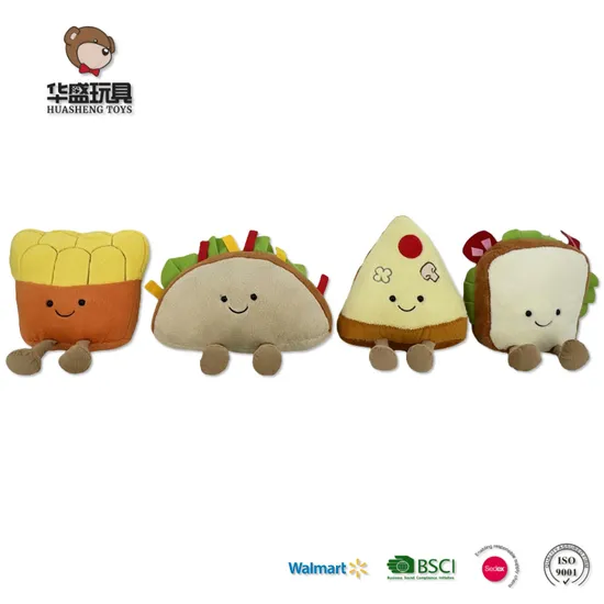 Wholesale Plush Toys 25cm Vegetable Sandwich Claw Machine Stuffed Toy