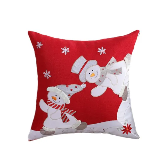 Custom Soft Pillow Plush Toy /Stuffed Toy OEM Factory christmas Gift Toys & Cushion (Off white Christmas tree pillow)
